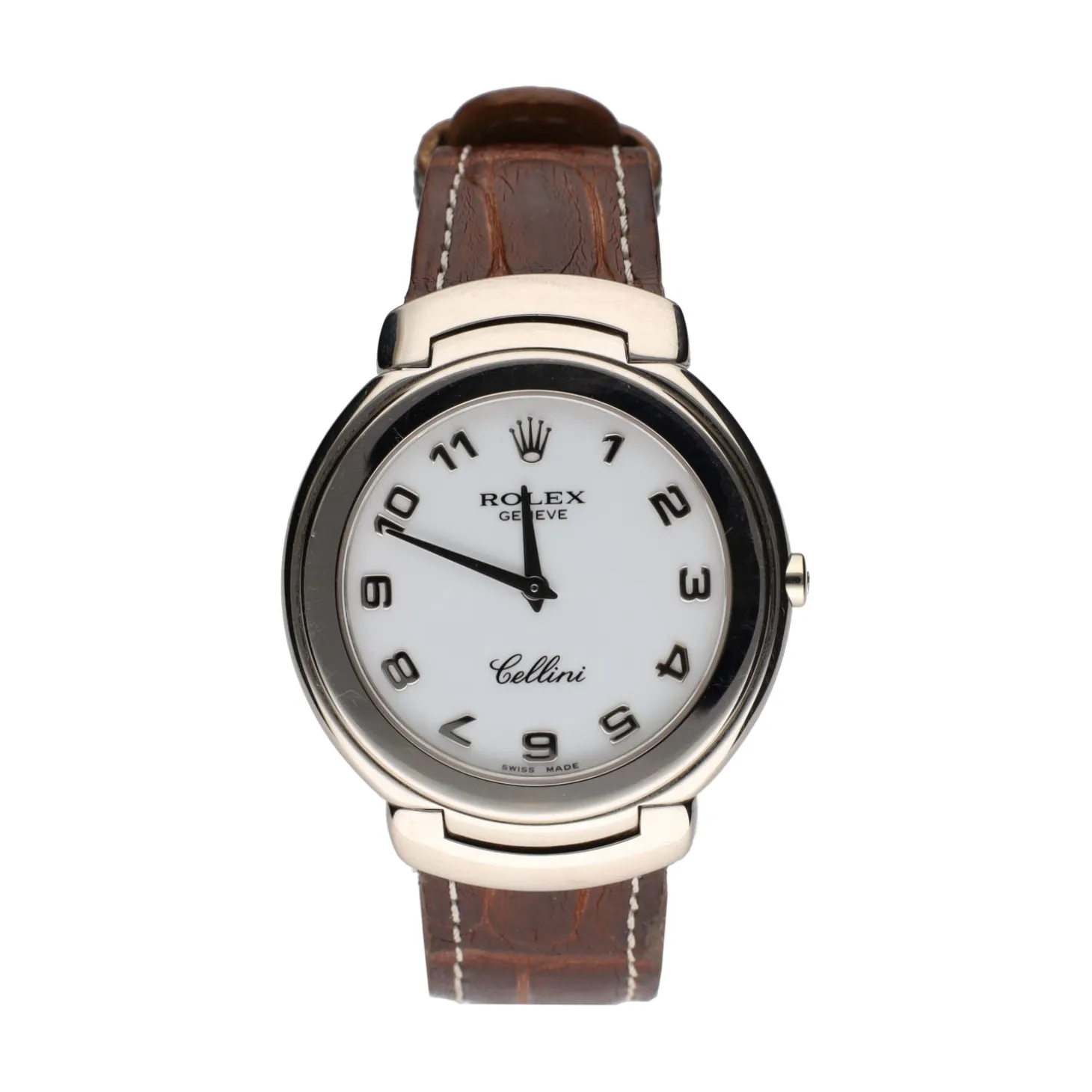 ROLEX Cellini oro blanco quartz.