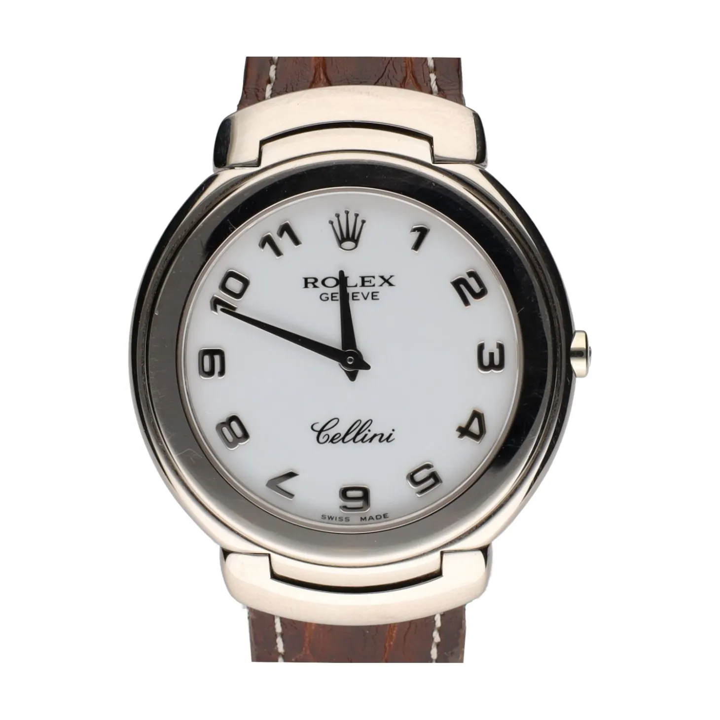 ROLEX Cellini oro blanco quartz.