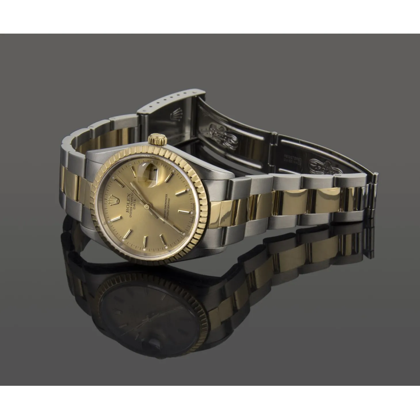 ROLEX Date acero y oro caballero 34mm