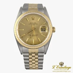 ROLEX Date acero y oro caballero jubile 34mm.