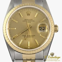ROLEX Date acero y oro caballero jubile 34mm.