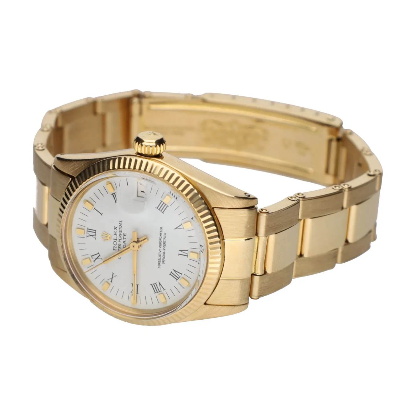 ROLEX Date cadete oro amarillo 31mm.