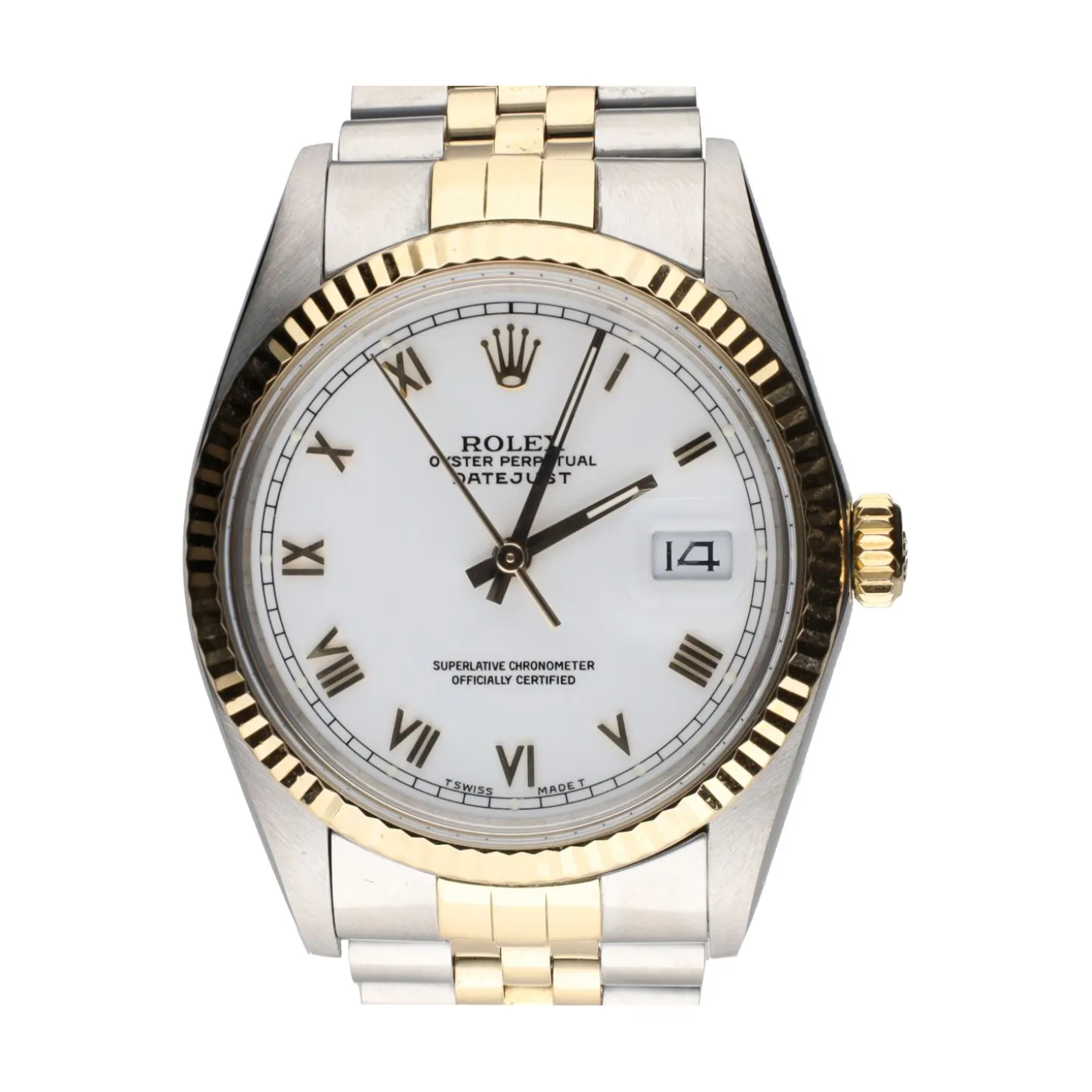ROLEX Datejust acero y oro jubille plexi 36mm.