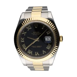 ROLEX Datejust ii acero y oro oyster esfera negra 41mm.