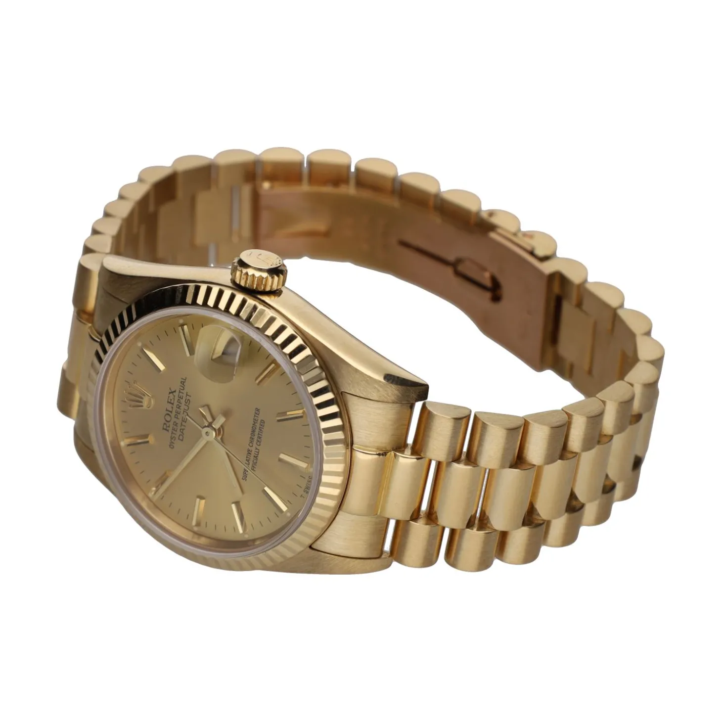 ROLEX Datejust oro amarillo cadete president 31mm.