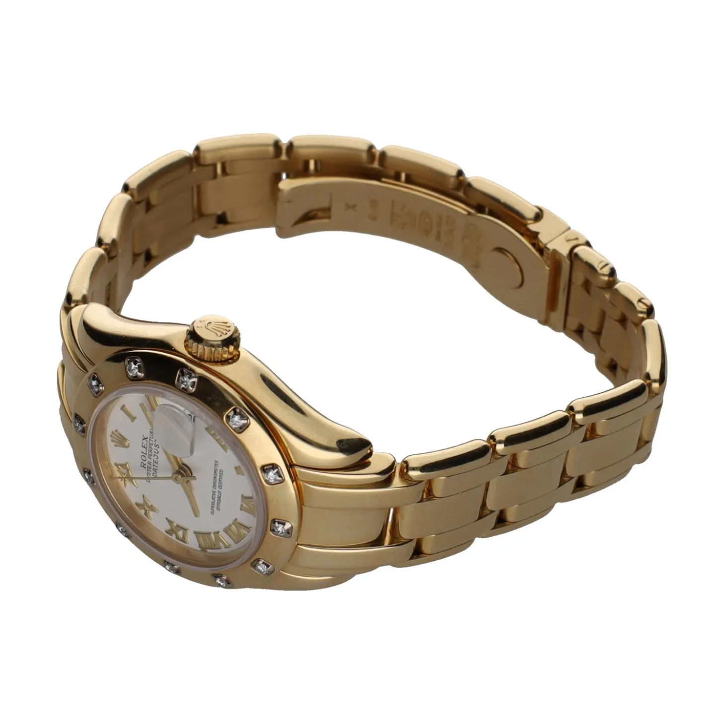 ROLEX Datejust pearlmaster oro amarillo brillantes.