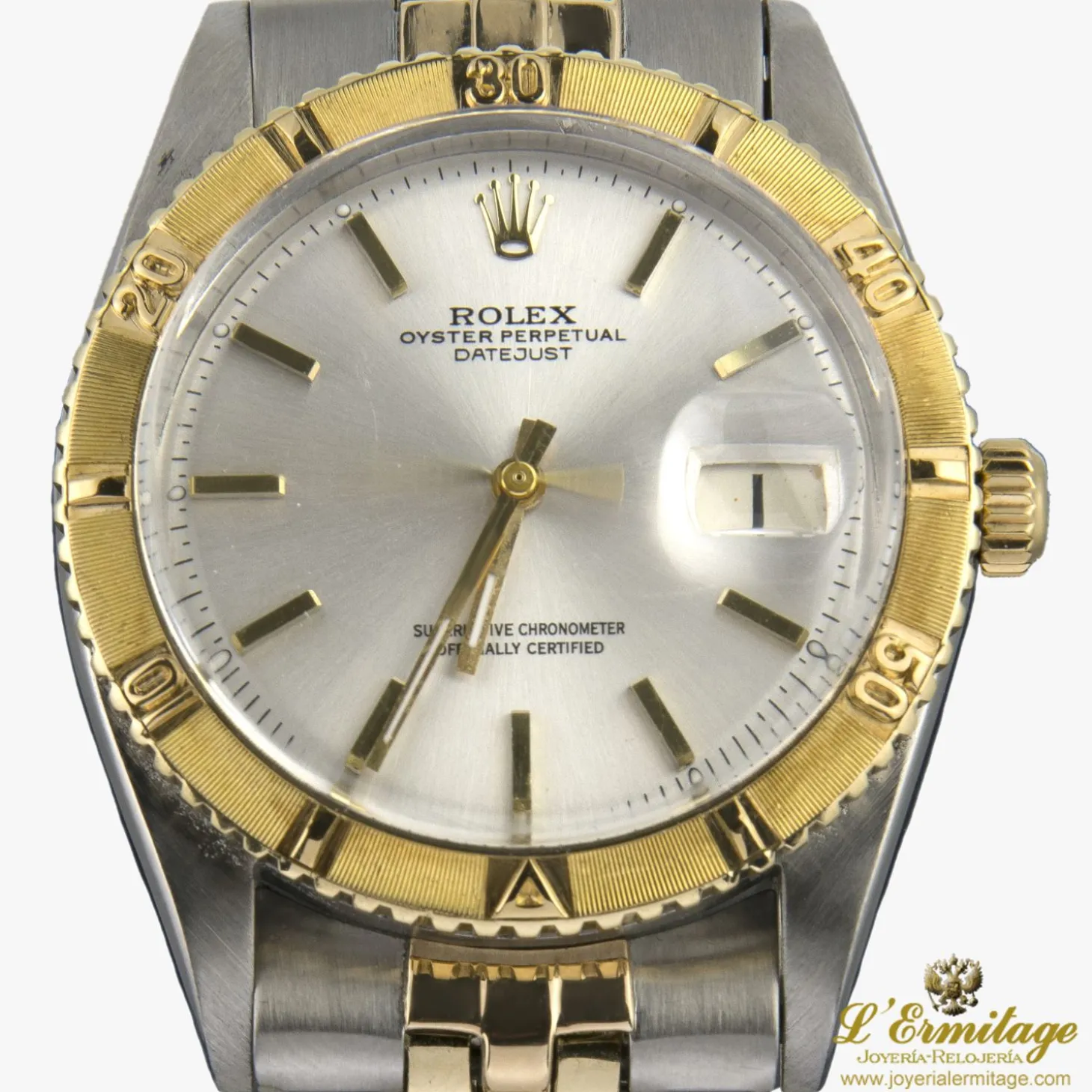 ROLEX Datejust turn-o-graph acero y oro jubile 36mm