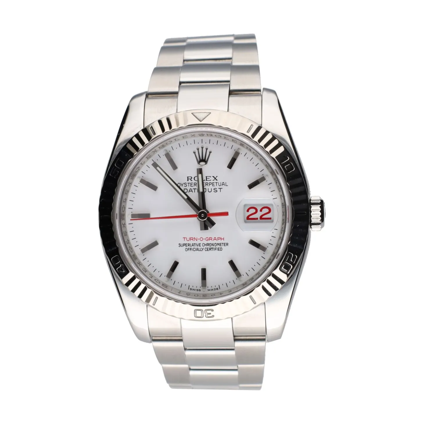 ROLEX Datejust turn-o-graph acero oyster 36mm.