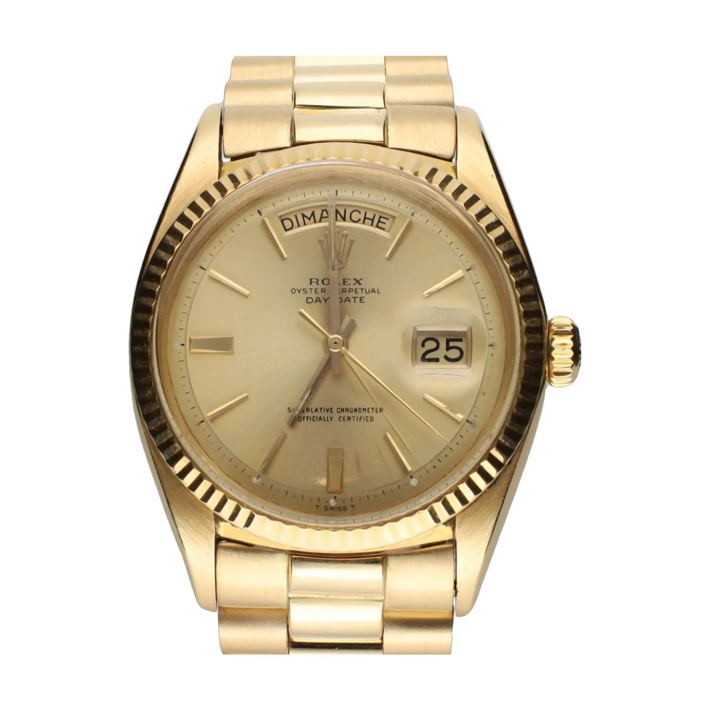 ROLEX Day-date oro amarillo president 36mm.