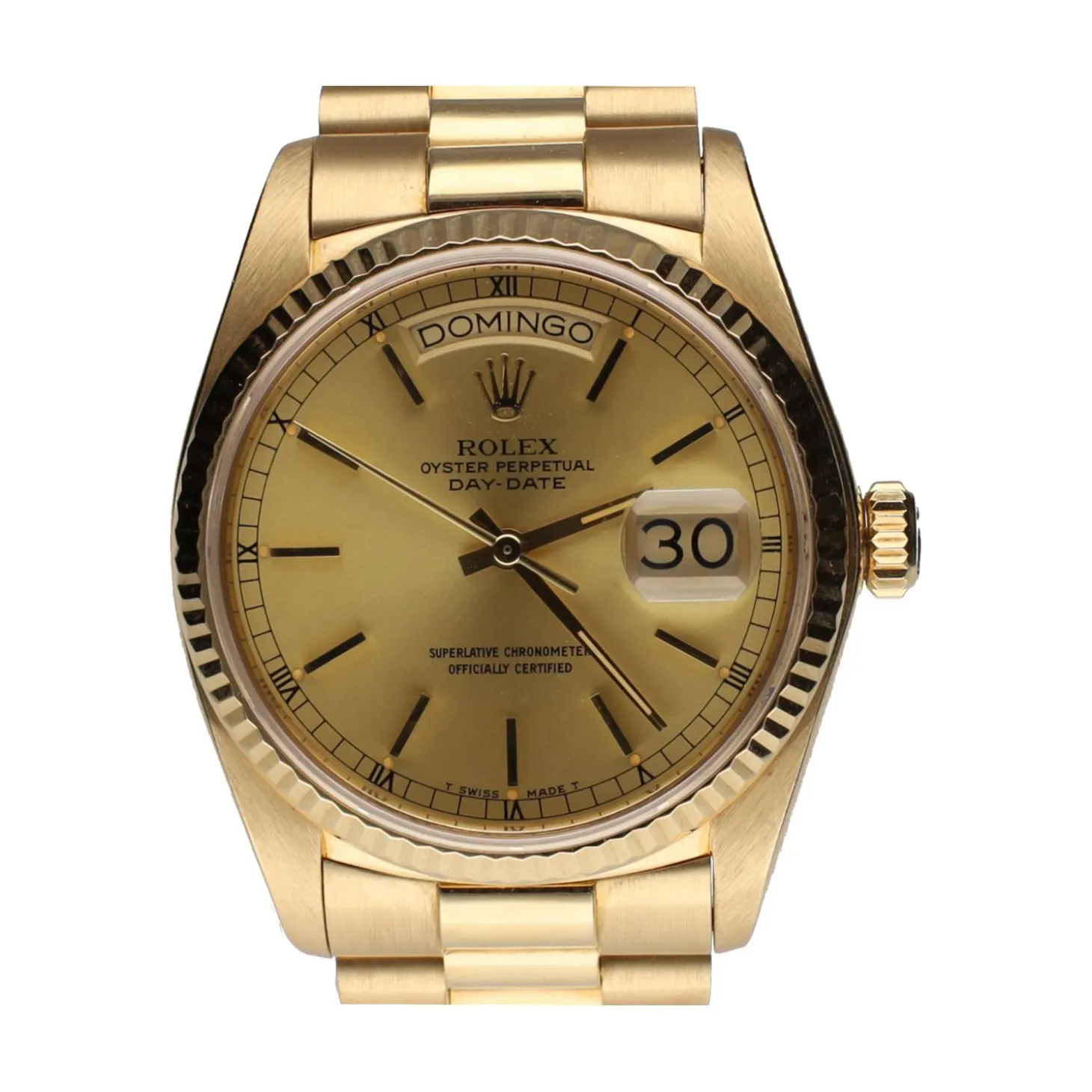 ROLEX Day-date oro amarillo president 36mm.
