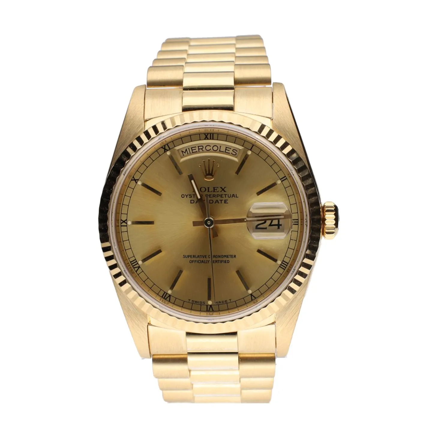 ROLEX Day date president oro amarillo 36mm.