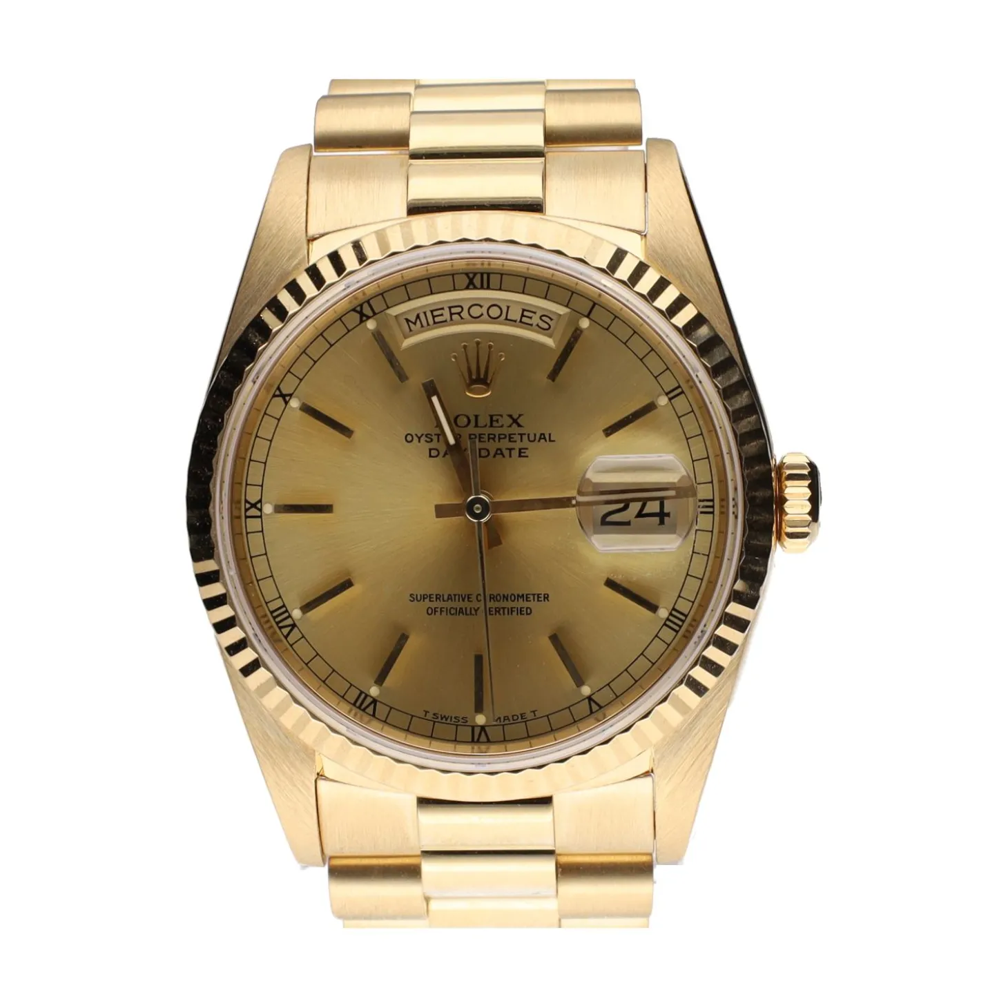 ROLEX Day date president oro amarillo 36mm.