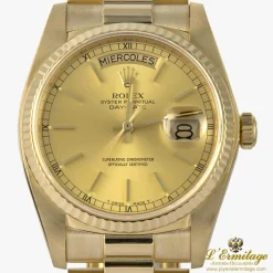 ROLEX Day-date president oro amarillo caballero 36mm.