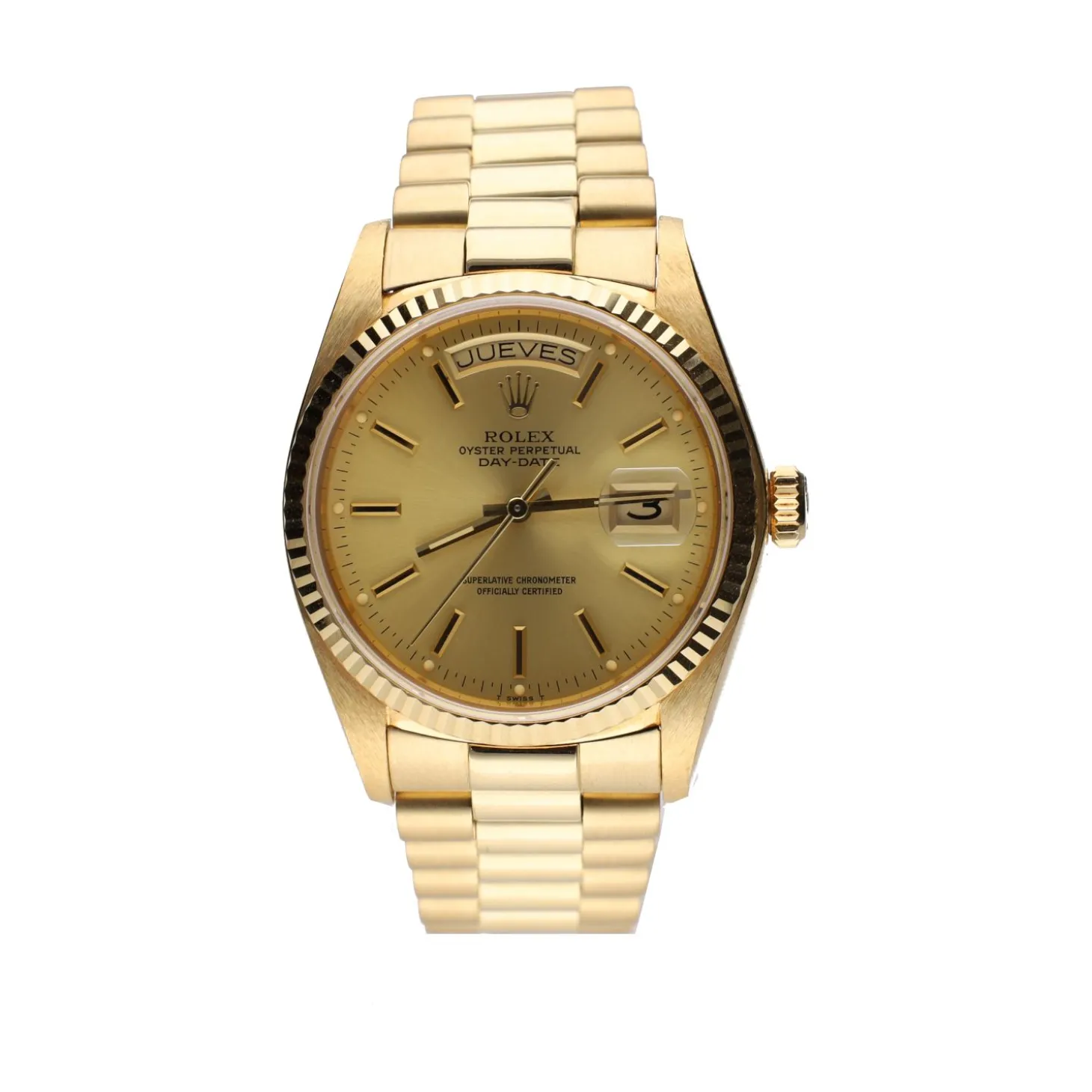 ROLEX Day-date president oro amarillo 36mm.