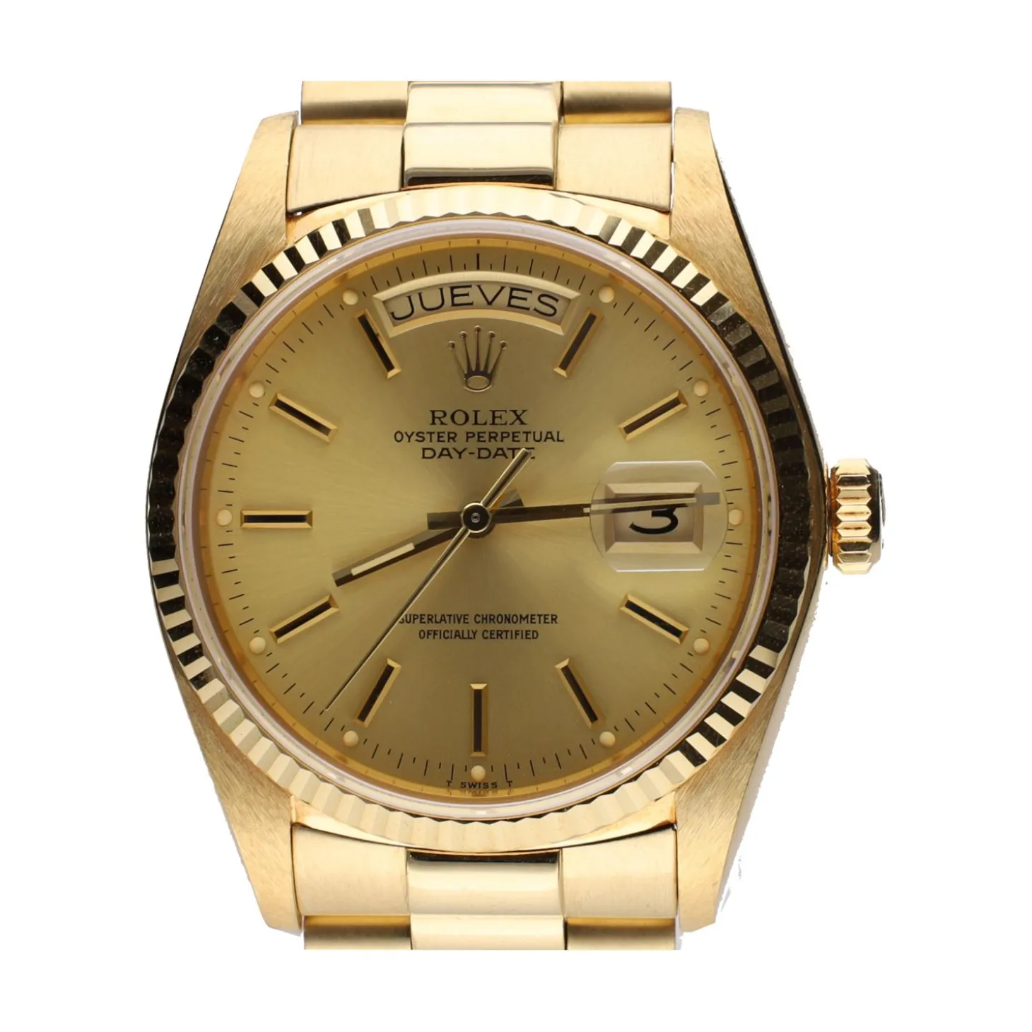 ROLEX Day-date president oro amarillo 36mm.