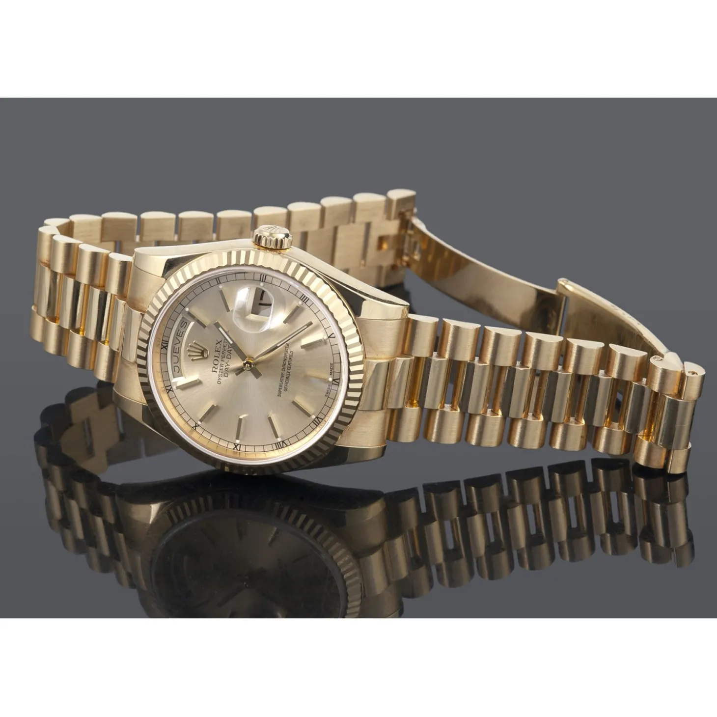 ROLEX Day-date president oro amarillo 36mm.