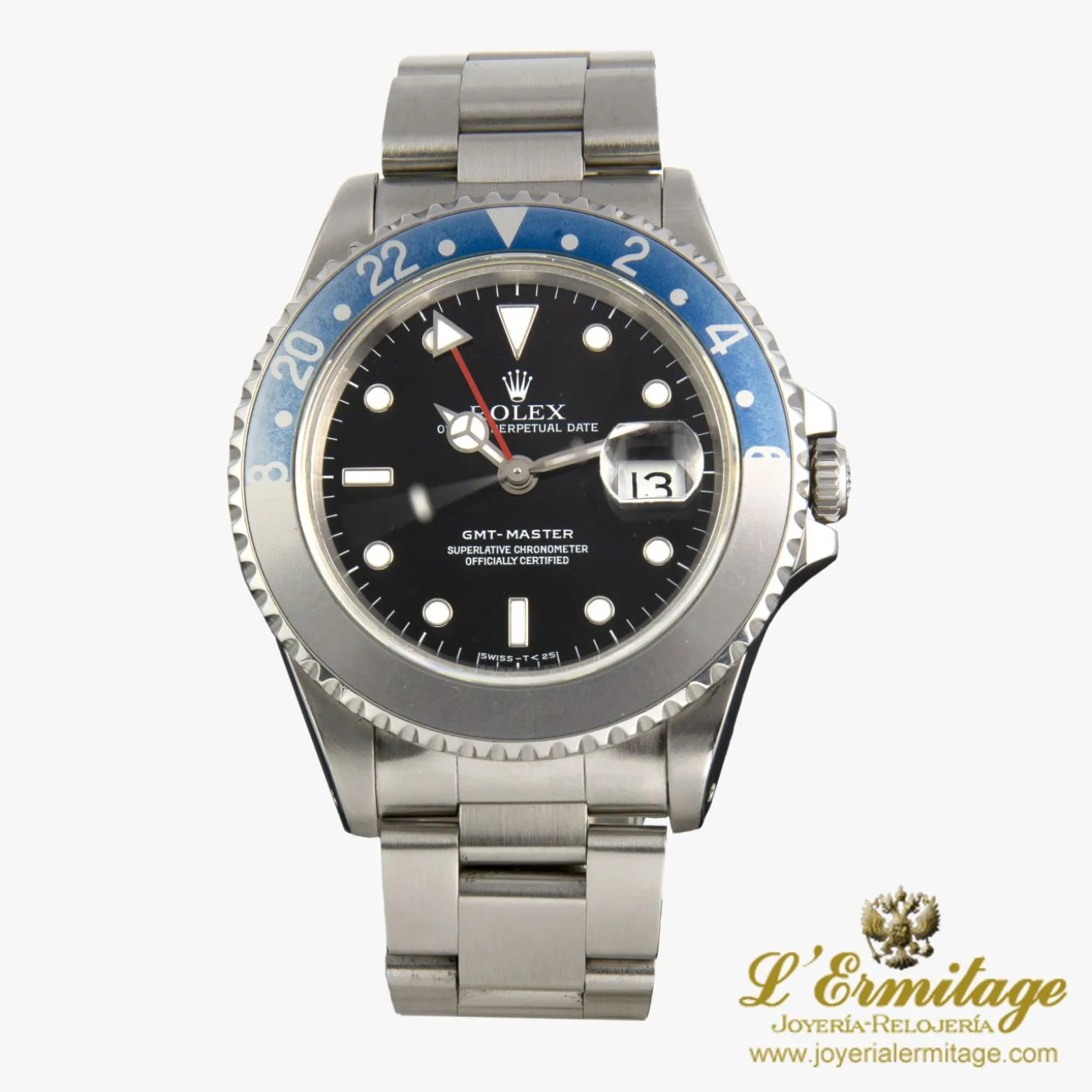 ROLEX Gmt-master acero.