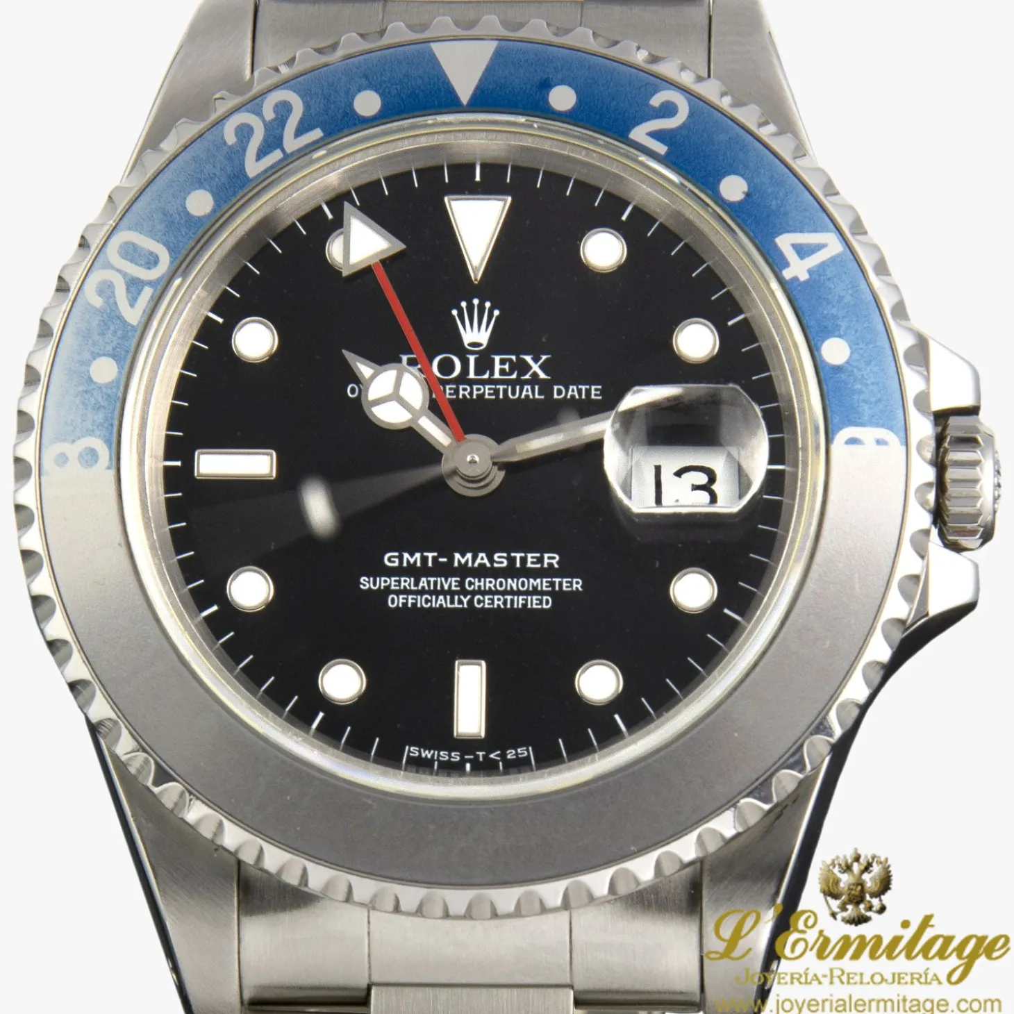 ROLEX Gmt-master acero.
