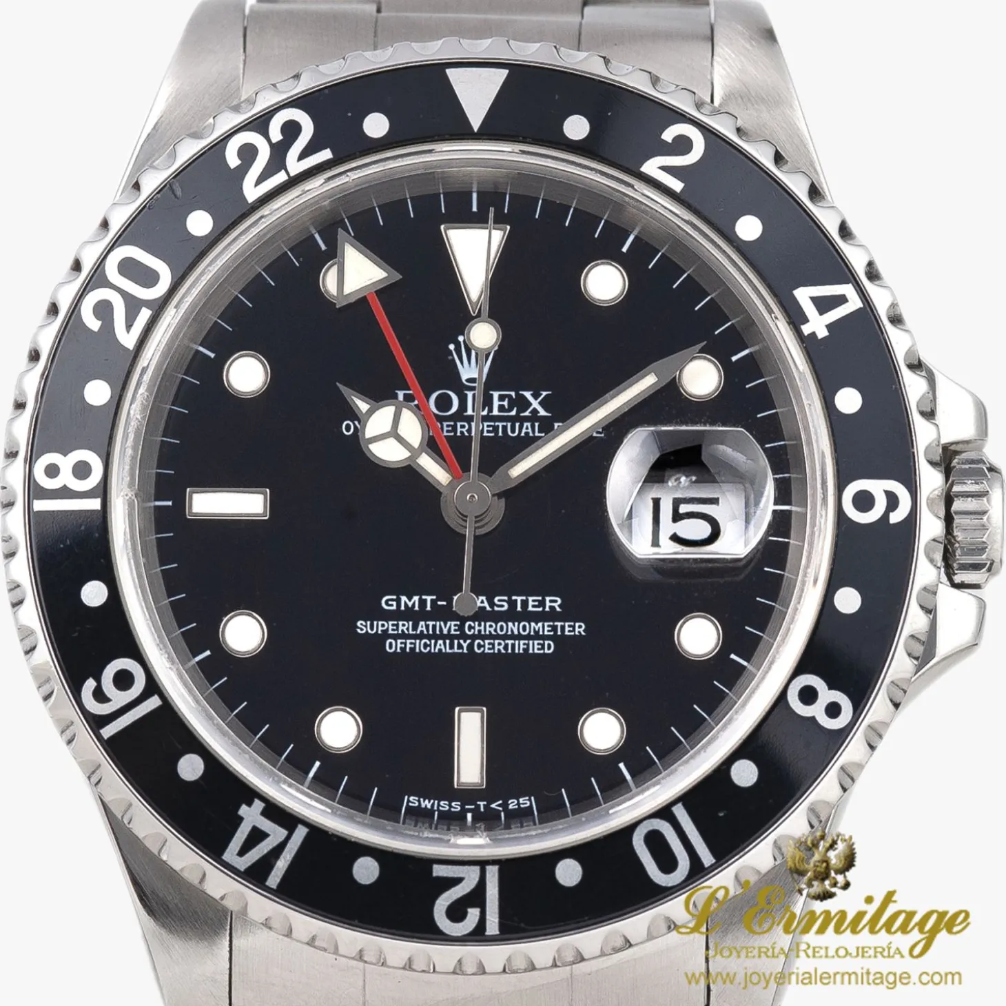 ROLEX Gmt-master acero oyster.
