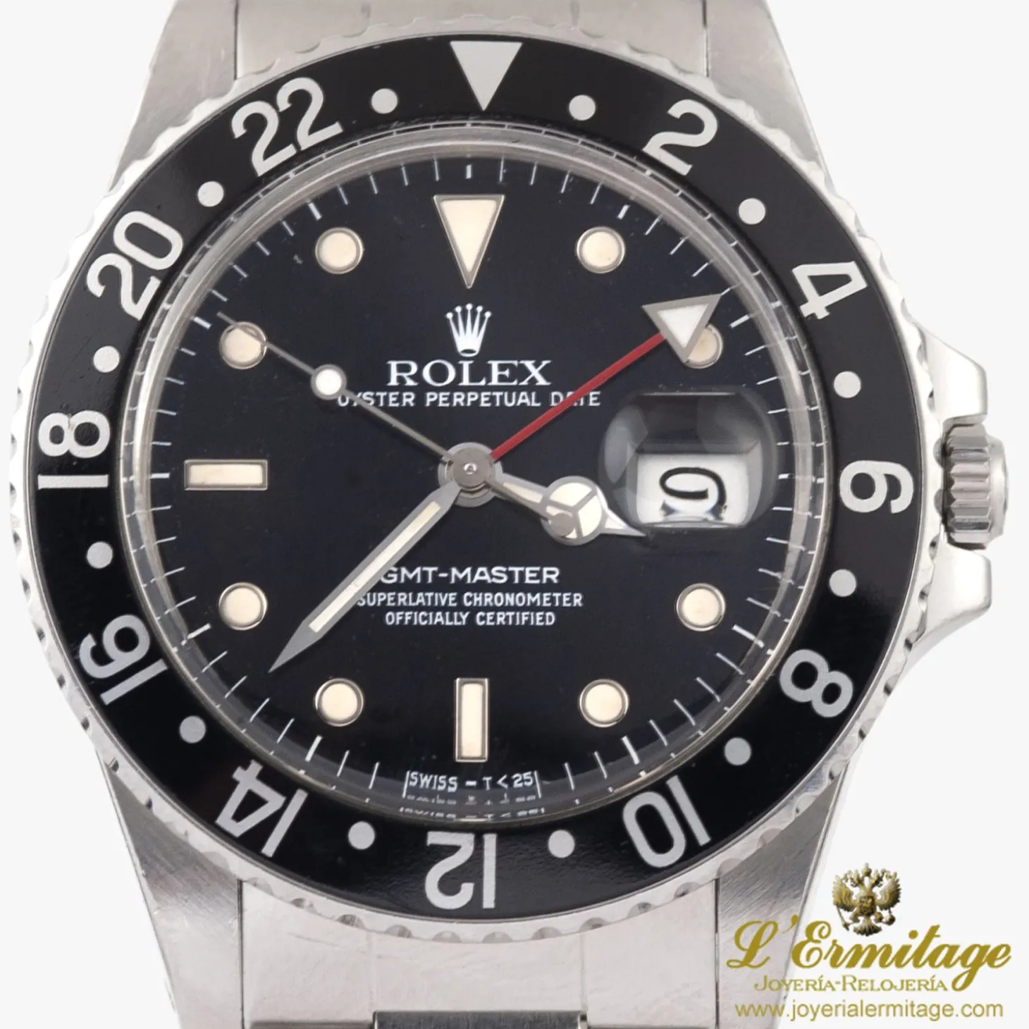 ROLEX Gmt-master acero plexiglass.