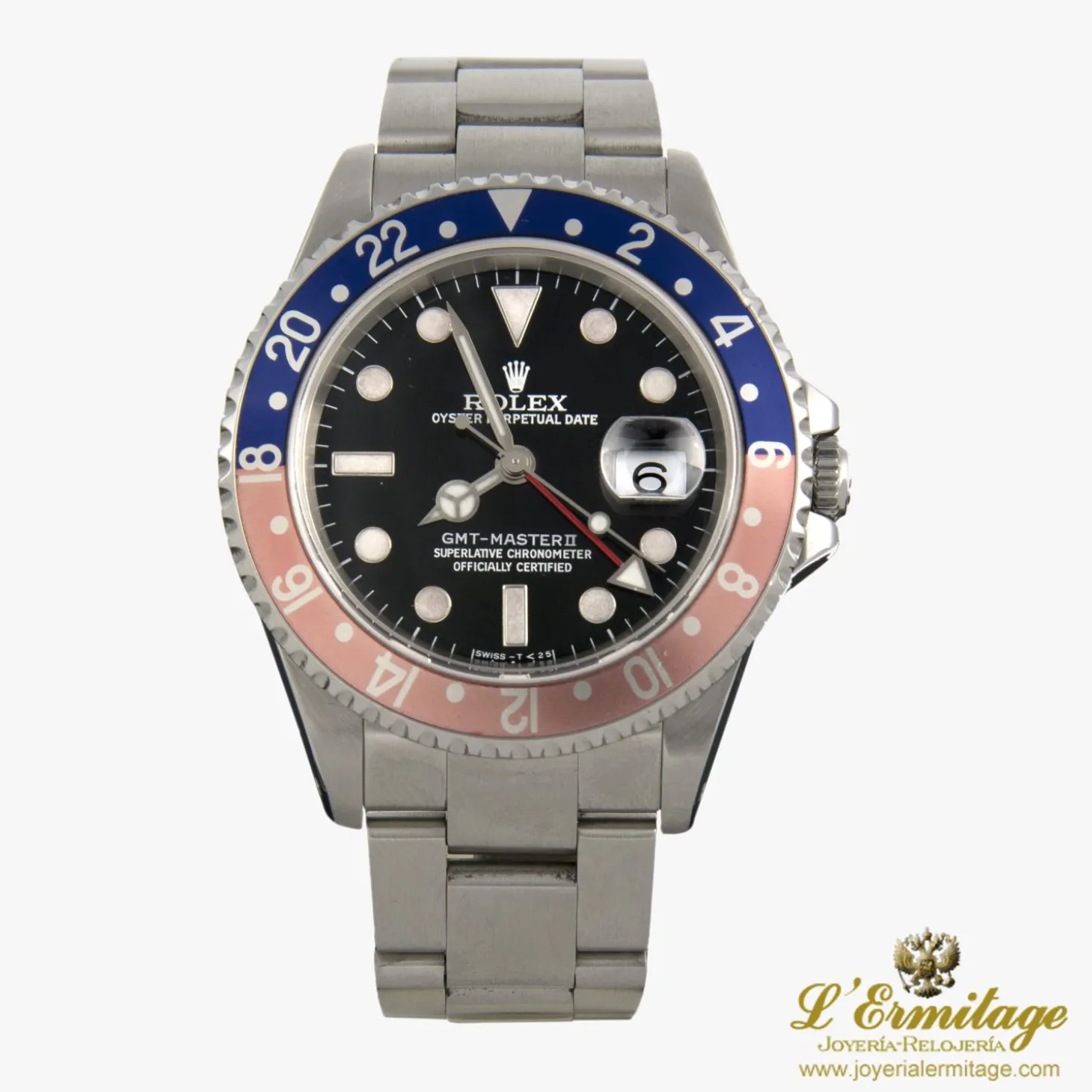 ROLEX Gmt - master ii acero