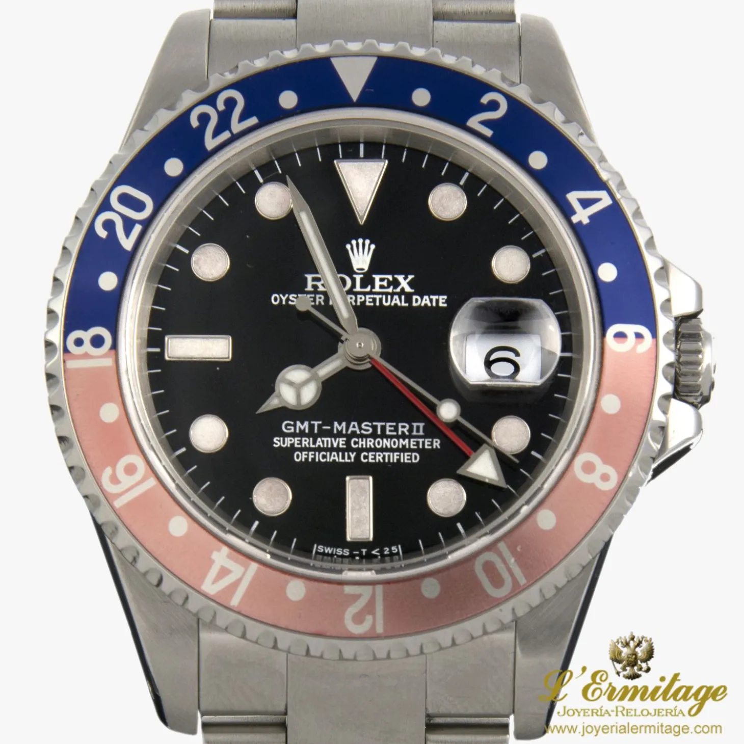 ROLEX Gmt - master ii acero