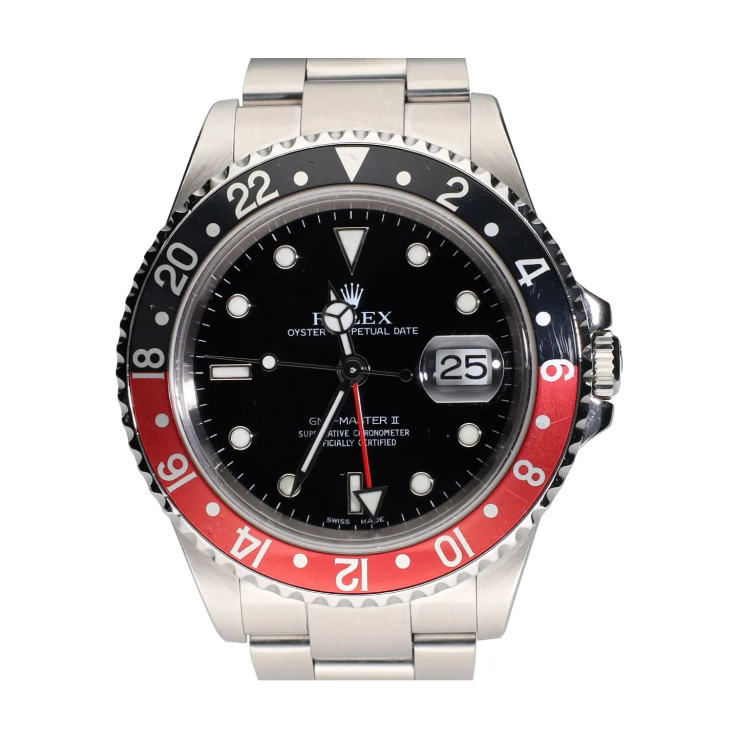 ROLEX Gmt-master ii acero oyster 40mm.