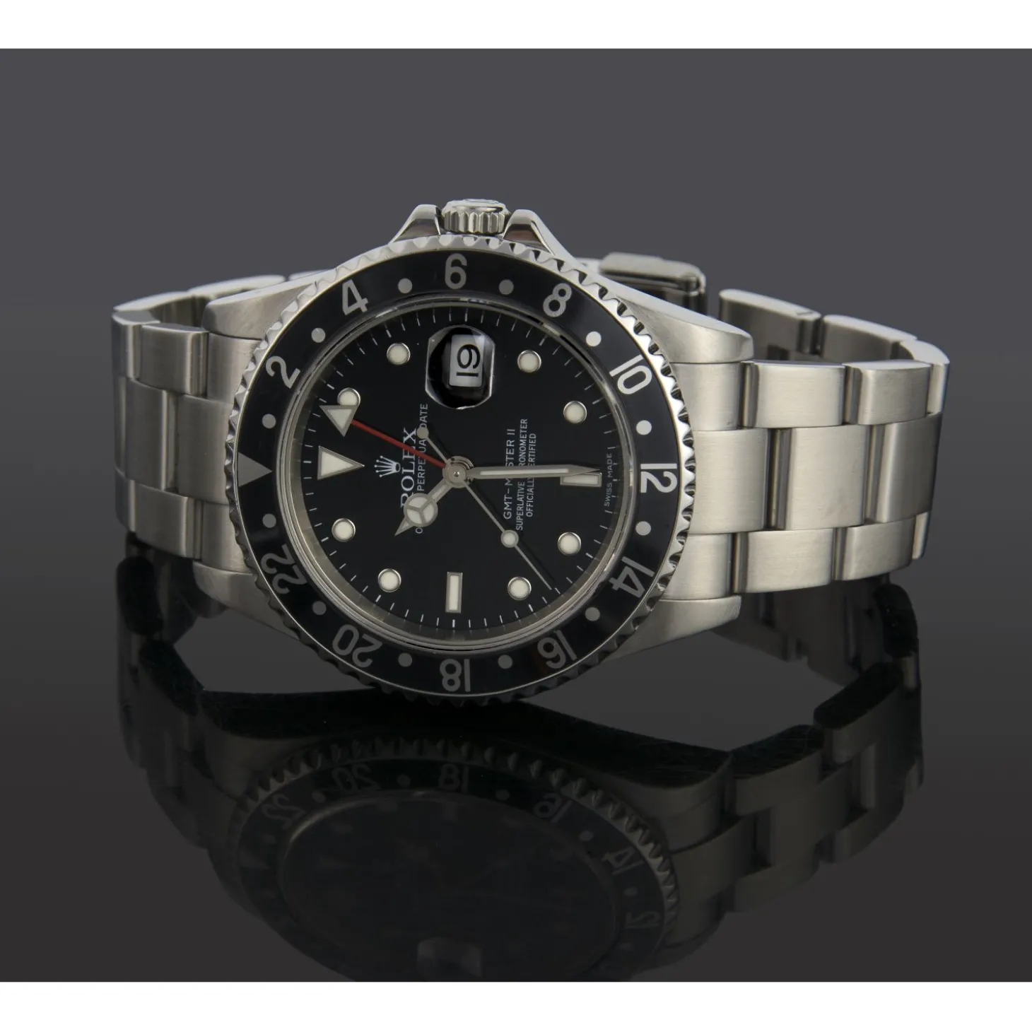 ROLEX Gmt-master ii acero "stick"