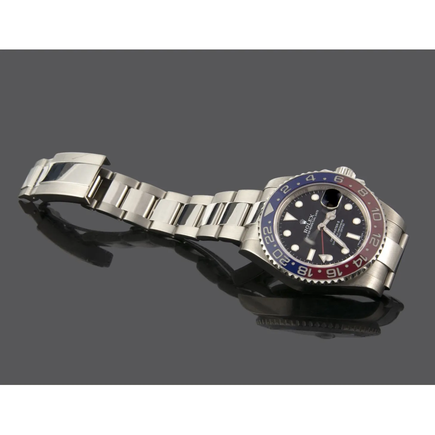 ROLEX Gmt - master ii oro blanco cerámico 40mm