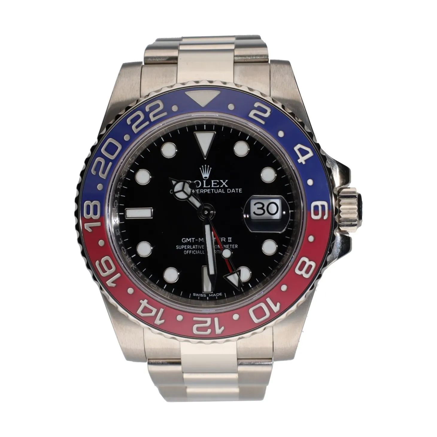 ROLEX Gmt-master ii oro blanco cerámico 40mm.