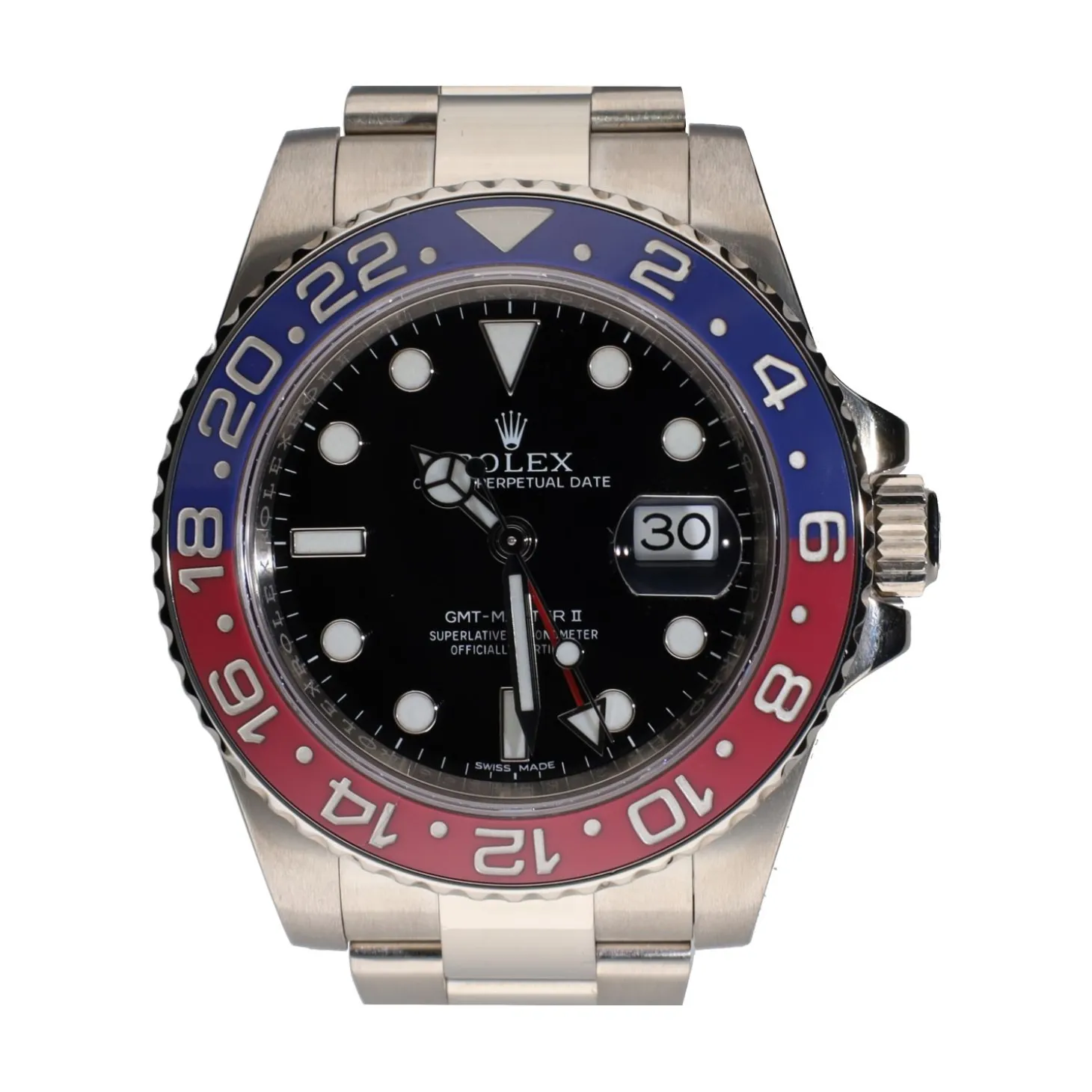 ROLEX Gmt-master ii oro blanco cerámico 40mm.