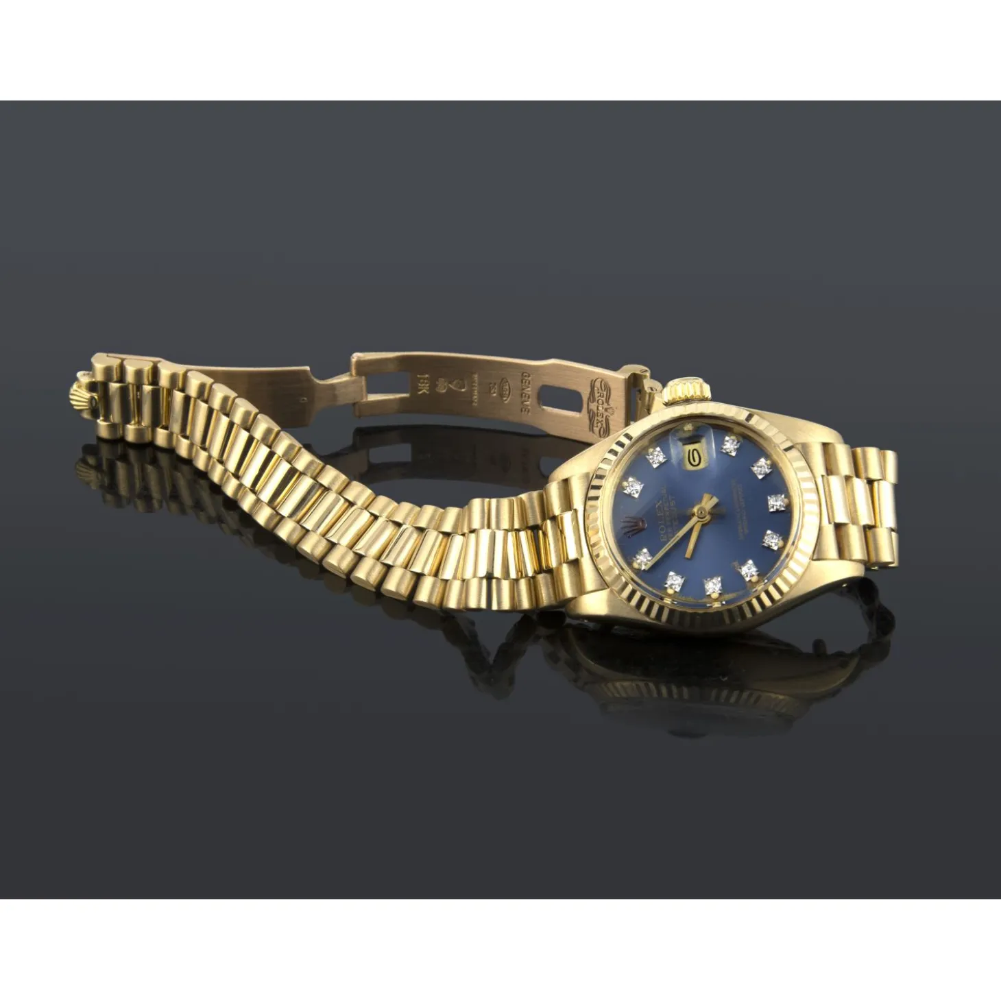 ROLEX Lady-datejust oro amarillo president señora 26mm