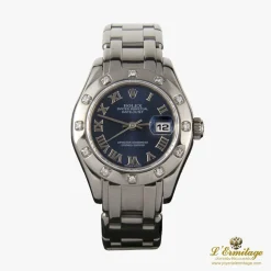 ROLEX Lady-datejust pearlmaster oro blanco y diamantes