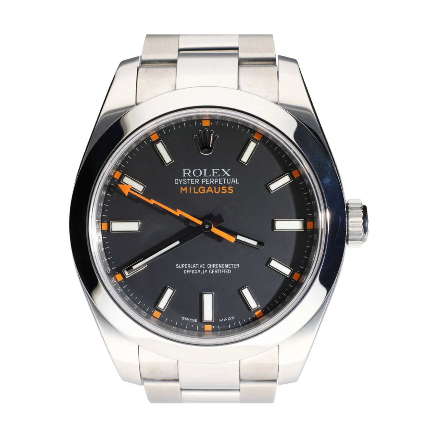 ROLEX Milgauss esfera negra 40mm.