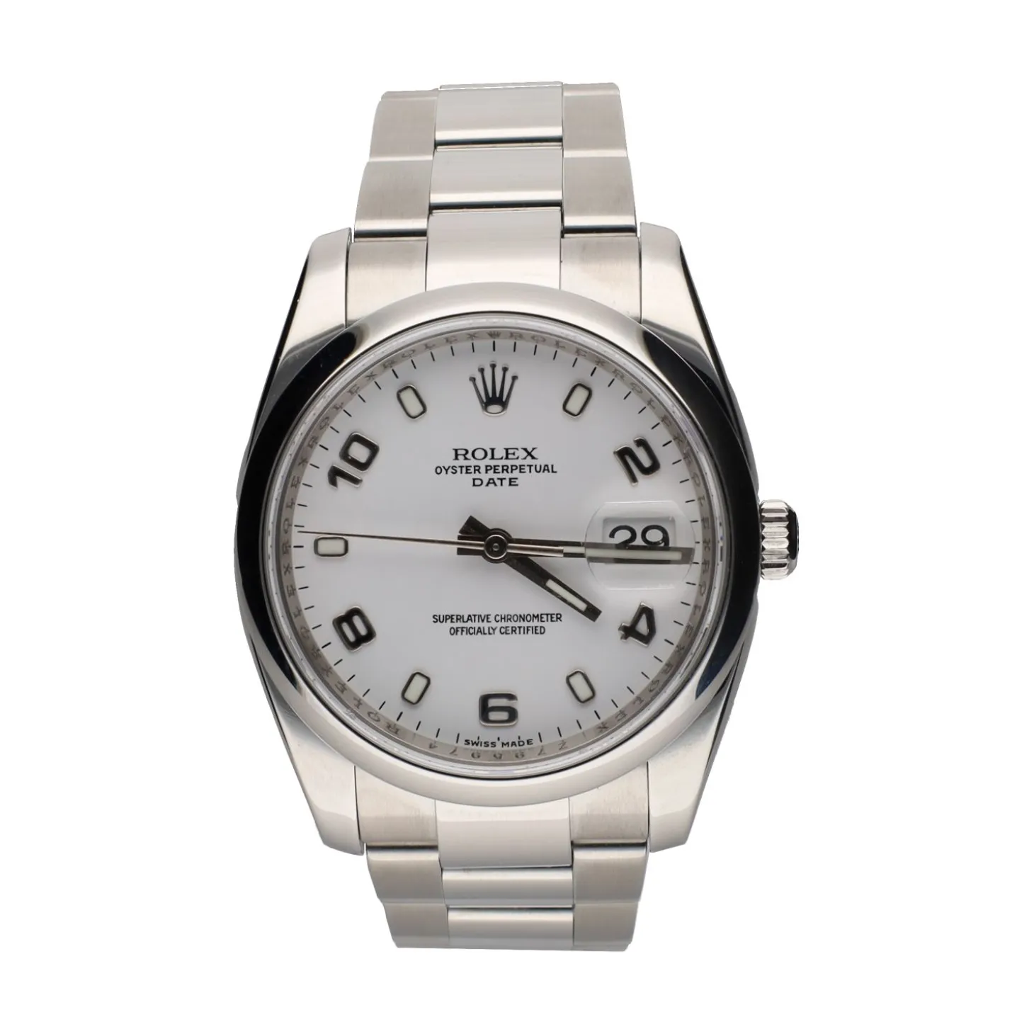 ROLEX Oyster perpetual date acero 34mm.