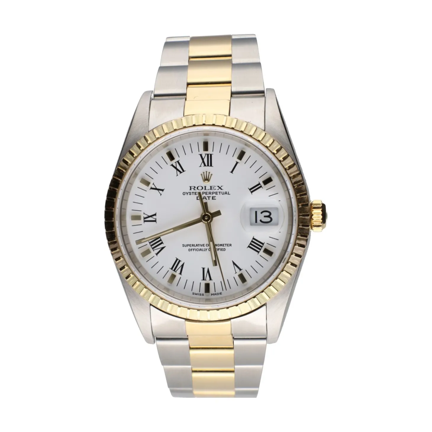 ROLEX Oyster perpetual date acero y oro 34mm.