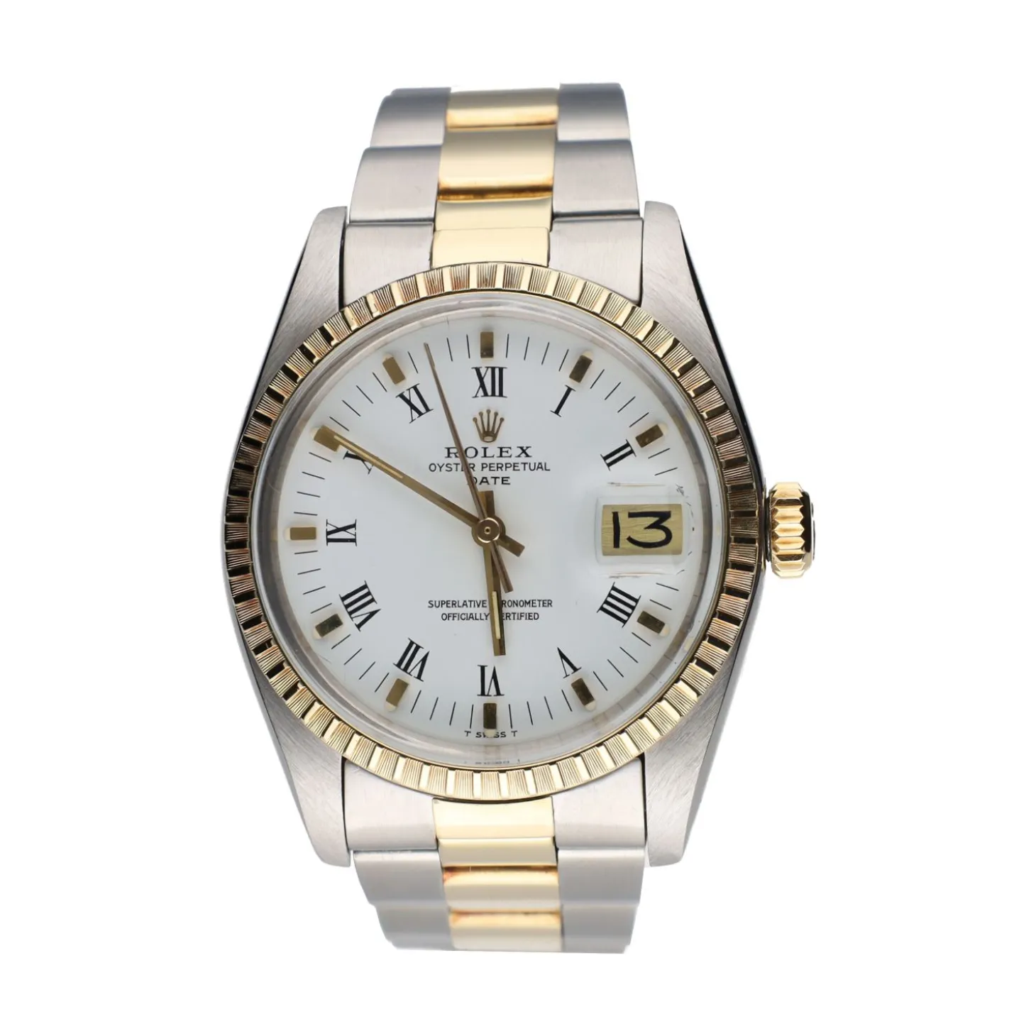 ROLEX Oyster perpetual date acero y oro 34mm.