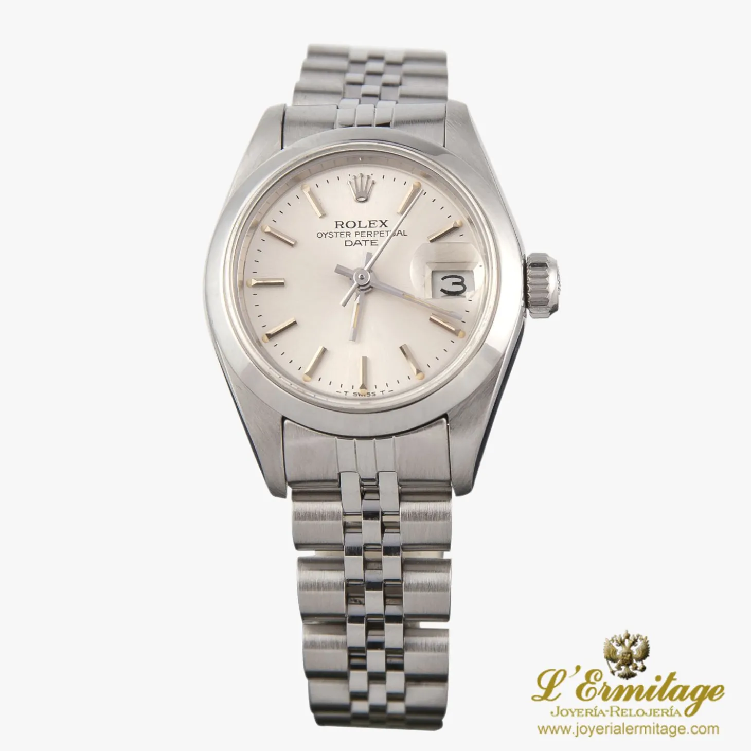 ROLEX Oyster perpetual date 26mm señora acero.