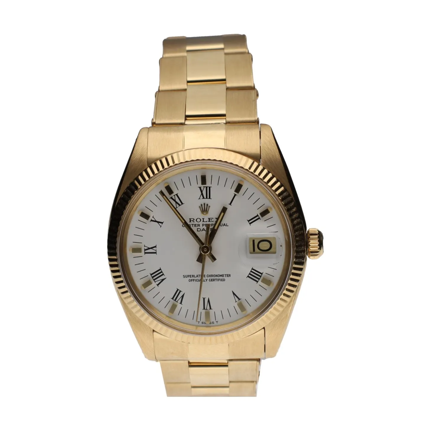 ROLEX Oyster perpetual date oro amarillo 34mm.