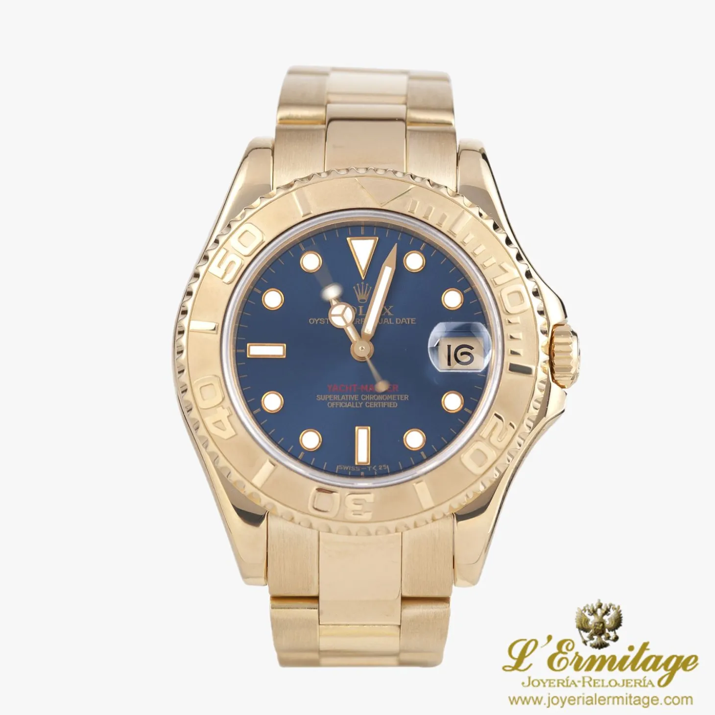 ROLEX Yacht-master cadete oro amarillo.