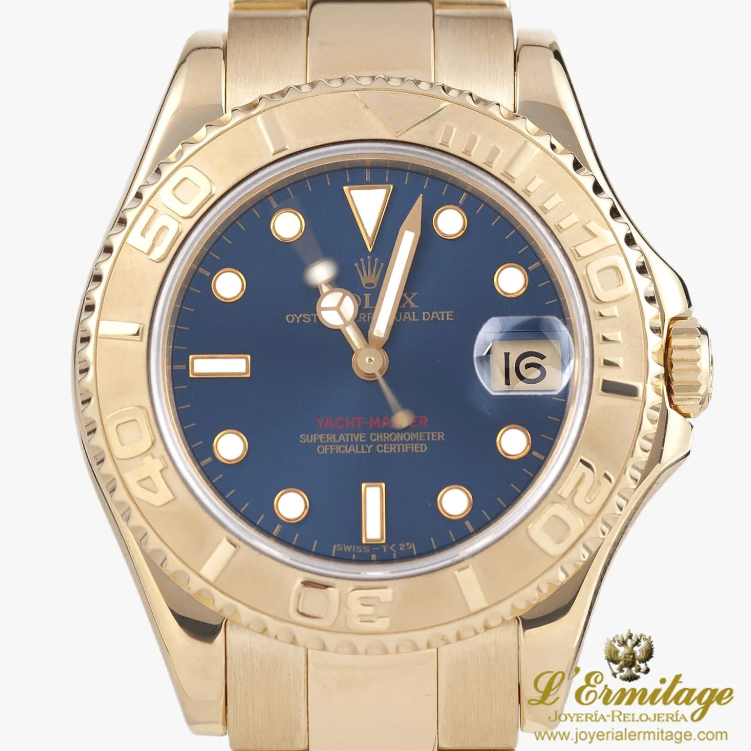 ROLEX Yacht-master cadete oro amarillo.