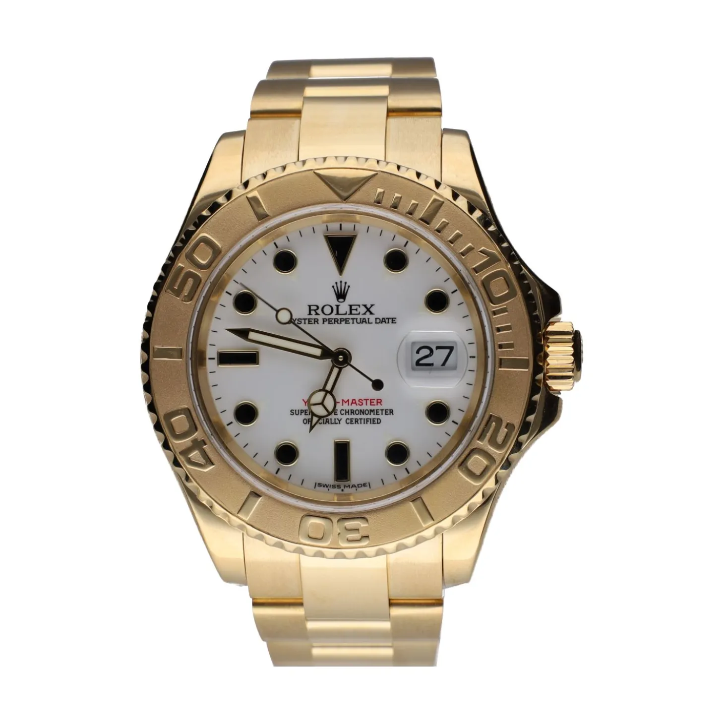 ROLEX Yacht-master oro amarillo caballero 40mm.