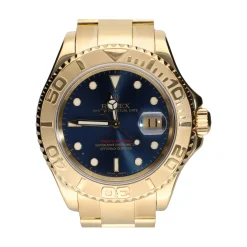 ROLEX Yacht-master oro amarillo 40mm esfera azul.