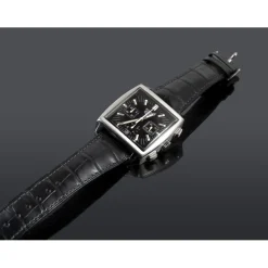 TAG HEUER Monaco chorno acero.