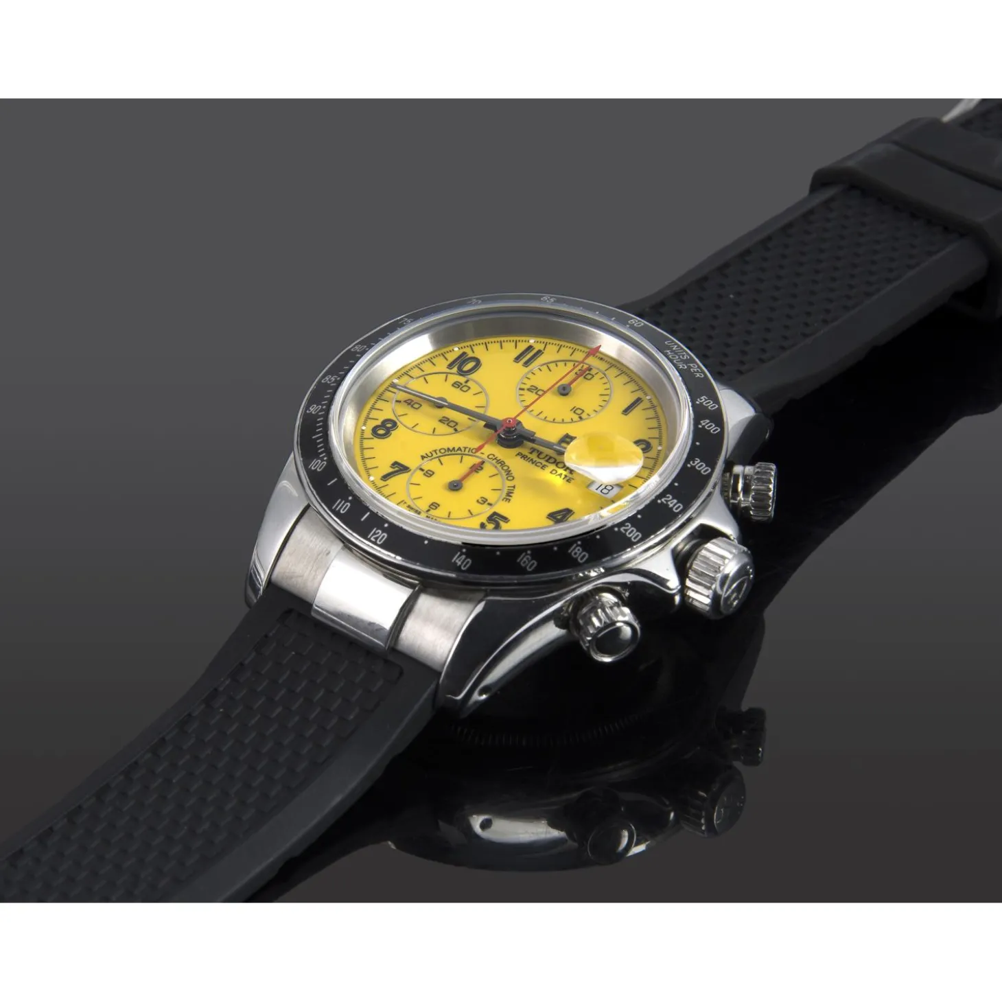 TUDOR Prince date chronograph acero automático 40mm