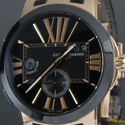 ULYSSE NARDIN Executive dual time oro amarillo caballero
