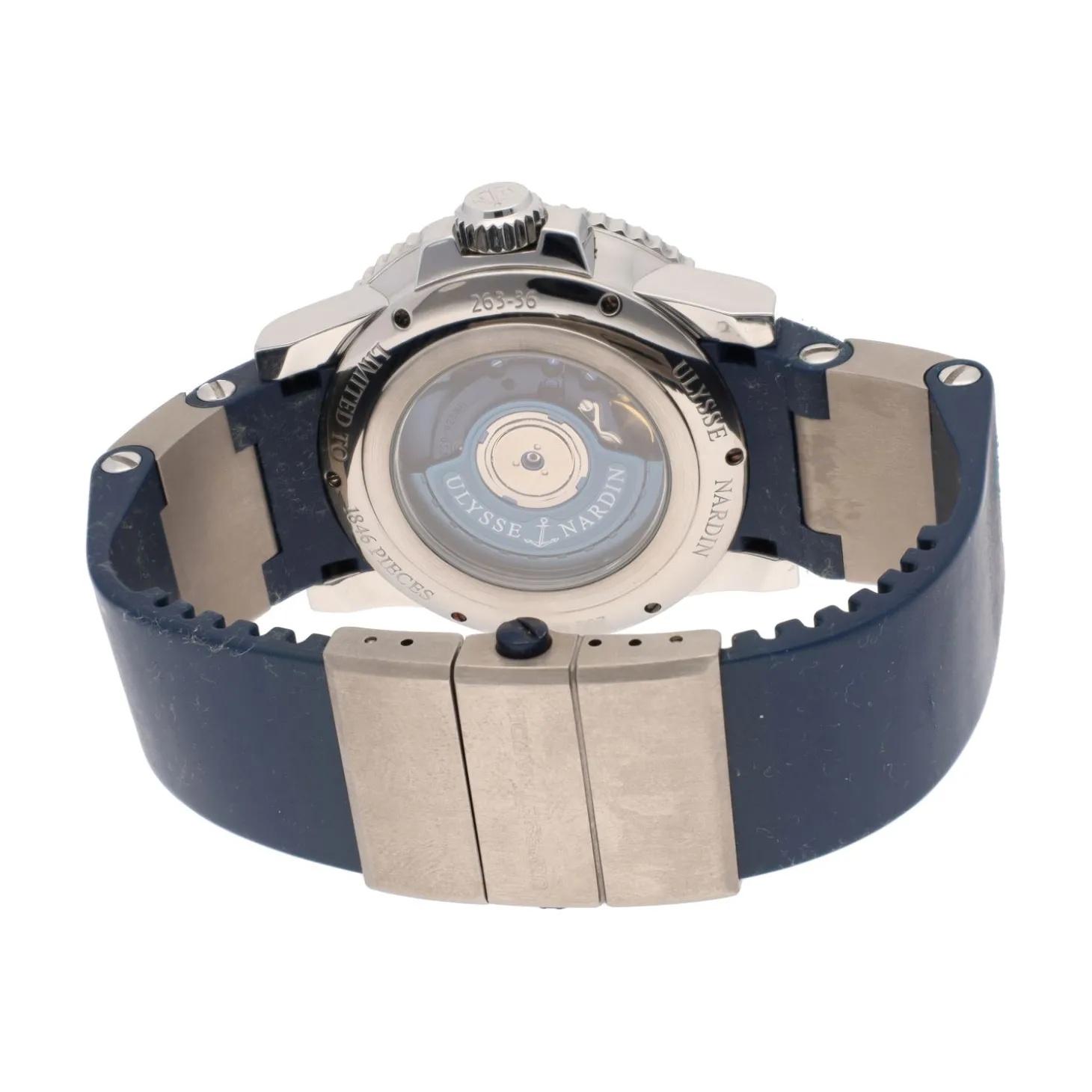 ULYSSE NARDIN Maxi marine blue surf diver acero 43mm.