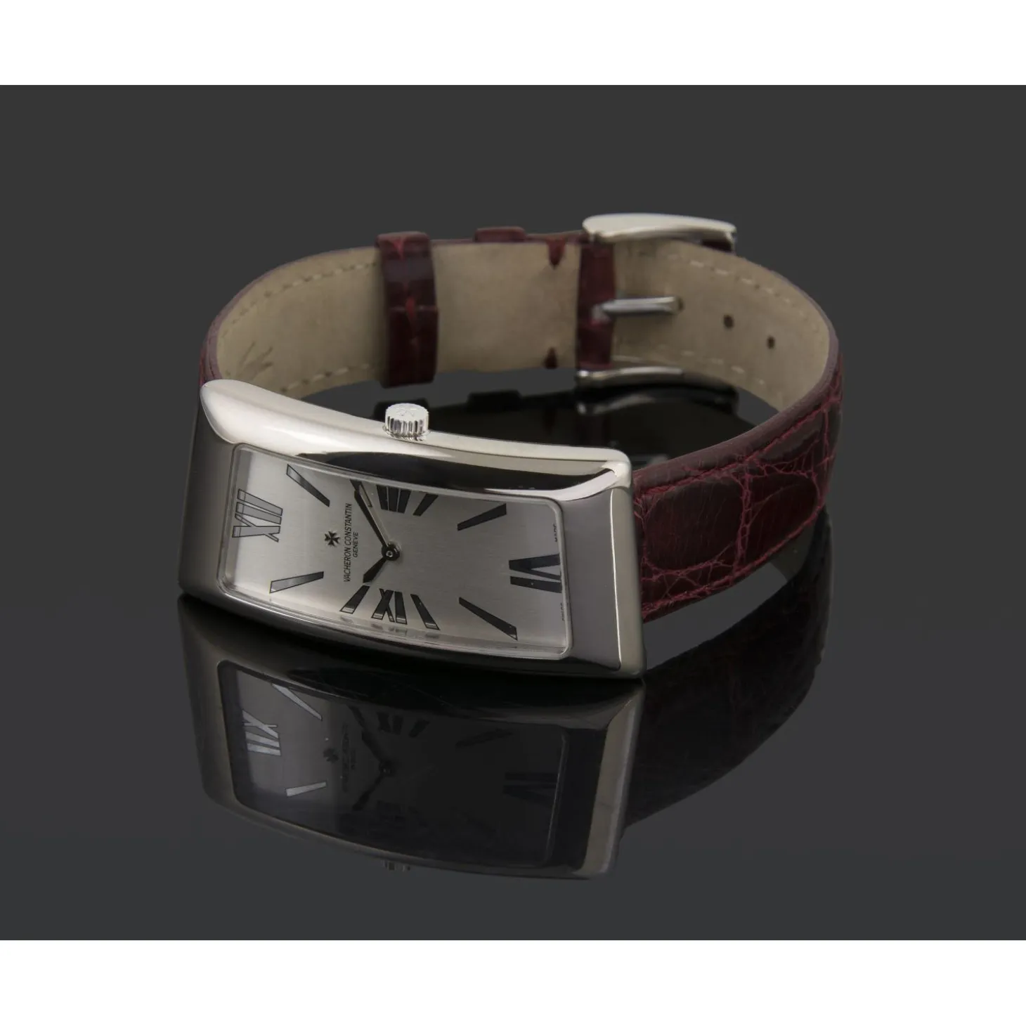 VACHERON CONSTANTIN Asymmetric oro blanco cuarzo señora