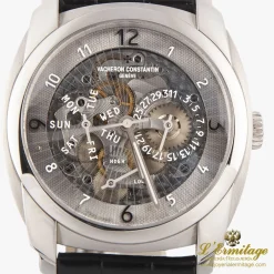 VACHERON CONSTANTIN Quai de l'ile calendario perpetuo paladio 41mm.